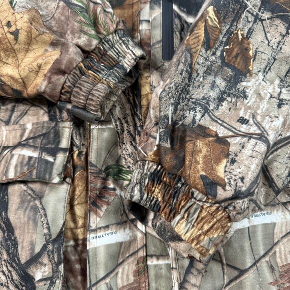 10X Real tree Camo Insulated Jacket Mens XL Brown Hunting Outdoor Cold Weather - Picture 2 of 8